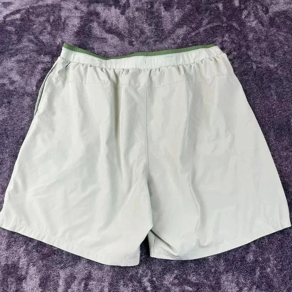 Fabletics The Fundamental Short Men's 35 7" Inseam Unlined Green Running - Picture 8 of 10